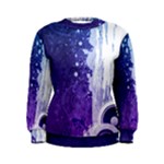 Purple Splash Women s Sweatshirt