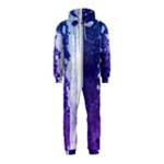 Purple Splash Hooded Jumpsuit (Kids)