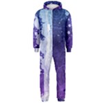 Purple Splash Hooded Jumpsuit (Men)