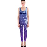 Purple Splash One Piece Catsuit