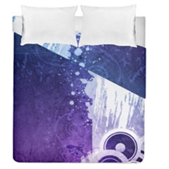 Purple Splash Duvet Cover Double Side (Queen Size) from ArtsNow.com