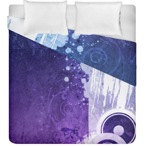 Purple Splash Duvet Cover Double Side (King Size) from ArtsNow.com