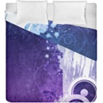 Purple Splash Duvet Cover Double Side (King Size)