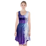 Purple Splash Racerback Midi Dress