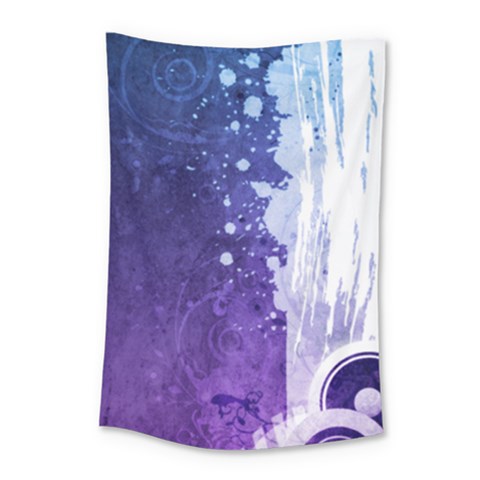 Purple Splash Small Tapestry from ArtsNow.com