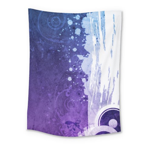 Purple Splash Medium Tapestry from ArtsNow.com