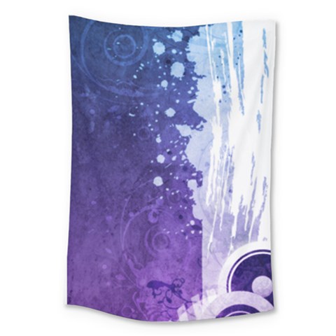 Purple Splash Large Tapestry from ArtsNow.com