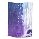 Purple Splash Large Tapestry