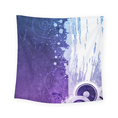 Purple Splash Square Tapestry (Small) from ArtsNow.com