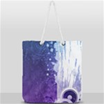 Purple Splash Full Print Rope Handle Tote (Large)