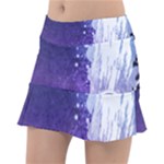 Purple Splash Tennis Skirt