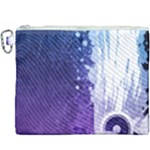 Purple Splash Canvas Cosmetic Bag (XXXL)