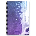 Purple Splash 5.5  x 8.5  Notebook