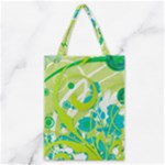 Green Blue Flower Art Classic Tote Bag