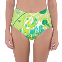 Reversible High-Waist Bikini Bottoms 