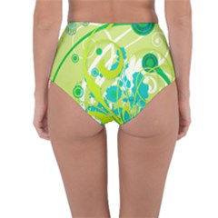 Reversible High-Waist Bikini Bottoms 