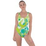 Green Blue Flower Art Bring Sexy Back Swimsuit