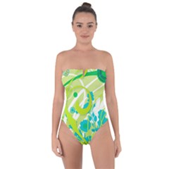 Tie Back One Piece Swimsuit 