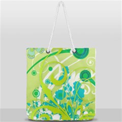 Full Print Rope Handle Tote (Large) 