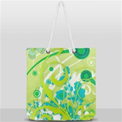 Full Print Rope Handle Tote (Large) 