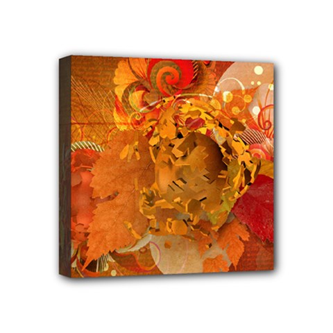 Fall Art Mini Canvas 4  x 4  (Stretched) from ArtsNow.com