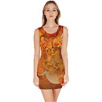 Fall Art Bodycon Dress