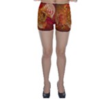 Fall Art Skinny Shorts