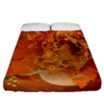 Fall Art Fitted Sheet (Queen Size)