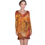 Fall Art Long Sleeve Nightdress