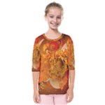 Fall Art Kids  Quarter Sleeve Raglan Tee