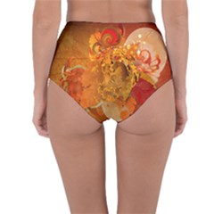 Reversible High-Waist Bikini Bottoms 