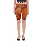 Fall Art Yoga Cropped Leggings