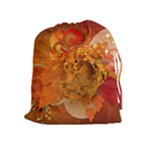 Fall Art Drawstring Pouch (XL)