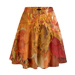 Fall Art High Waist Skirt