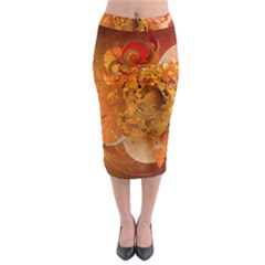 Midi Pencil Skirt 