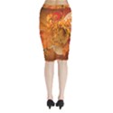 Midi Wrap Pencil Skirt 