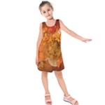 Fall Art Kids  Sleeveless Dress