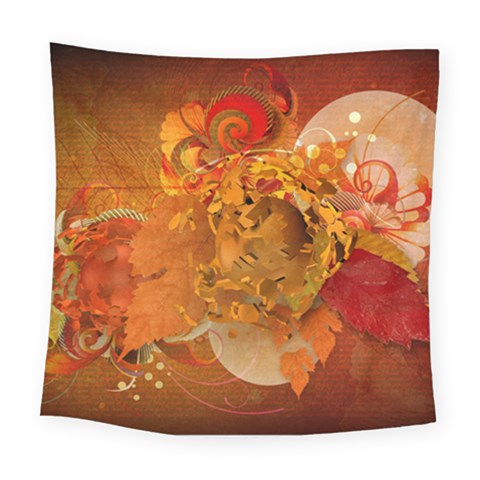 Fall Art Square Tapestry (Large) from ArtsNow.com