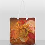 Fall Art Full Print Rope Handle Tote (Large)