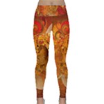 Fall Art Lightweight Velour Classic Yoga Leggings