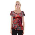 Design Art (design 37) Cap Sleeve Top