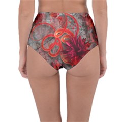 Reversible High-Waist Bikini Bottoms 