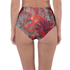 Reversible High-Waist Bikini Bottoms 