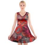 Design Art (design 37) V-Neck Sleeveless Dress