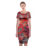 Design Art (design 37) Classic Short Sleeve Midi Dress