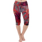 Design Art (design 37) Lightweight Velour Cropped Yoga Leggings