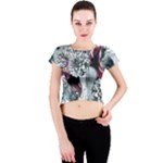 Design Art (design 34) Crew Neck Crop Top