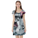 Design Art (design 34) Short Sleeve Skater Dress