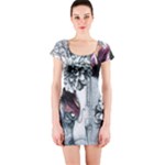 Design Art (design 34) Short Sleeve Bodycon Dress