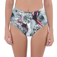 Reversible High-Waist Bikini Bottoms 